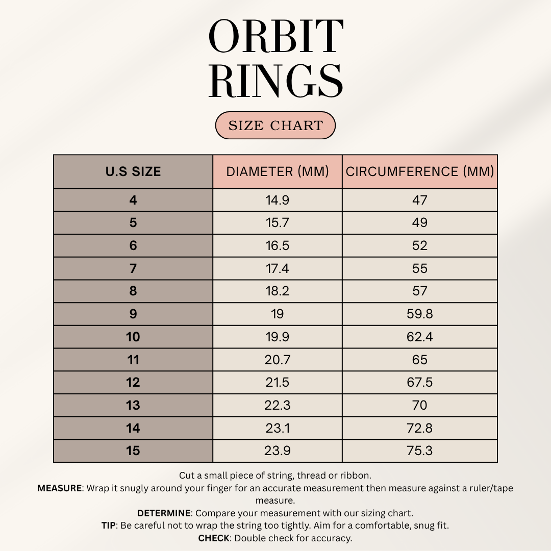 Lunar & Onyx Orbit rings