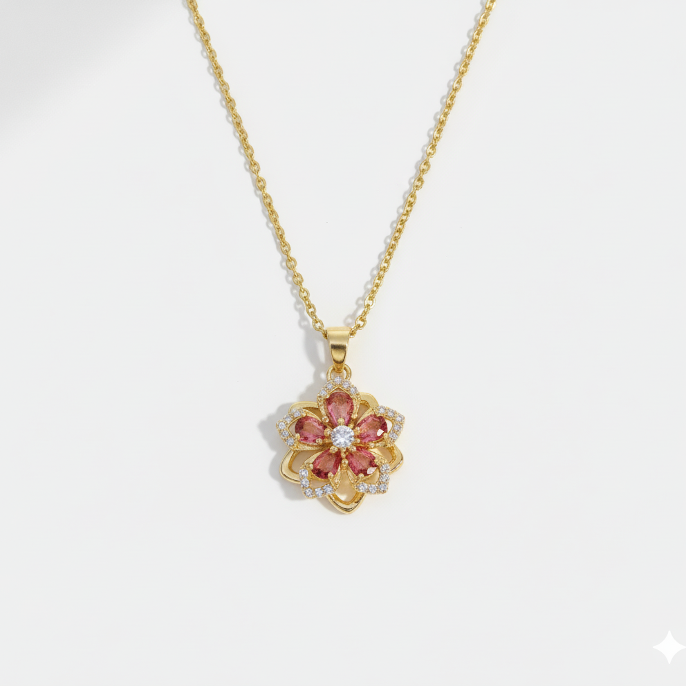 Petal Dream Spin Necklace