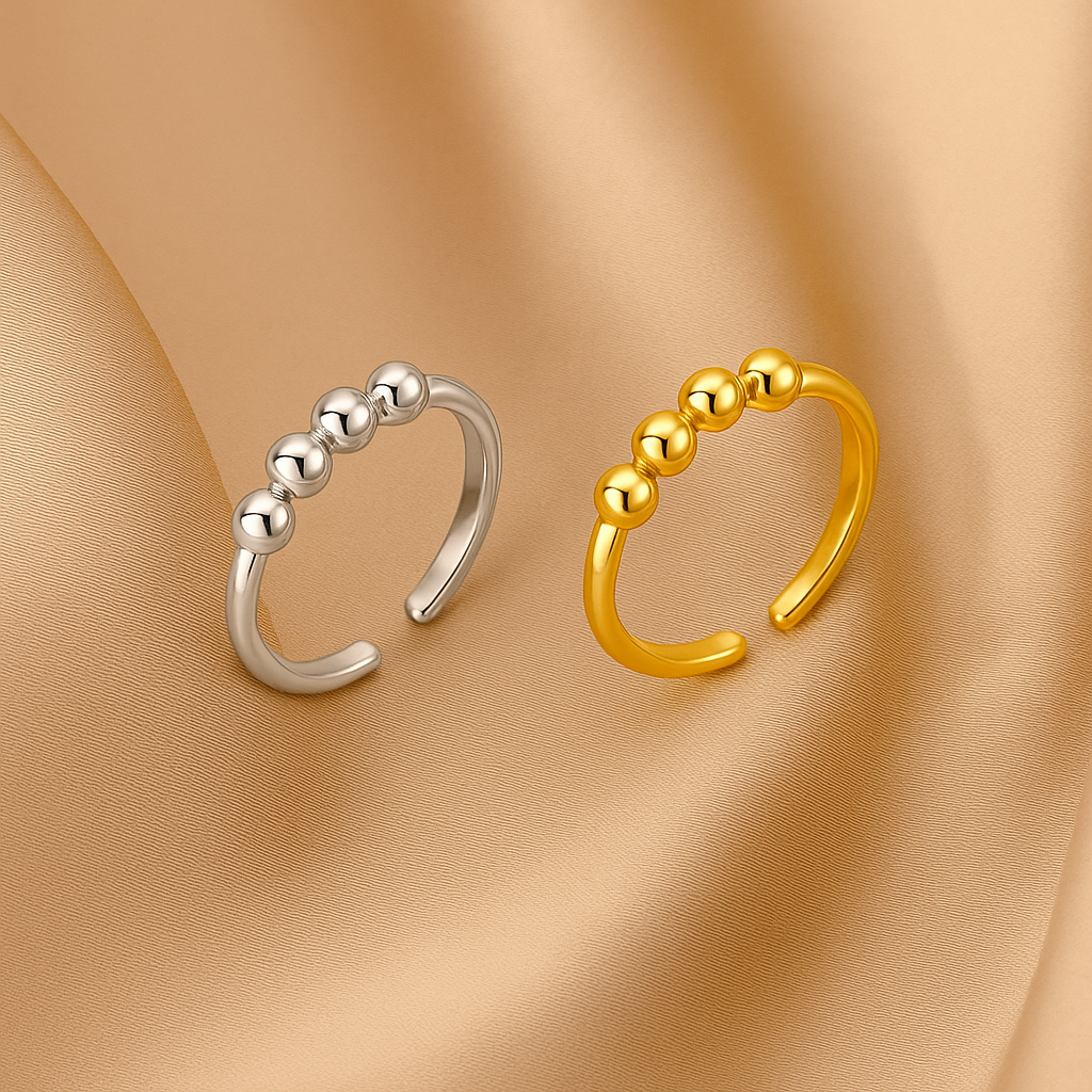 Beaded Sliding Ring