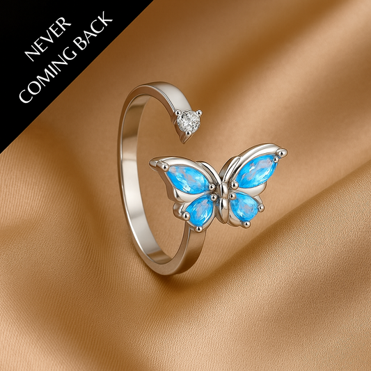 Crystal Butterfly (Silver)