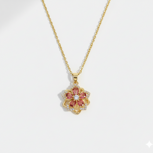 Petal Dream Spin Necklace