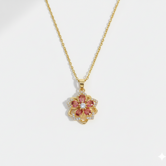 Petal Dream Spin Necklace